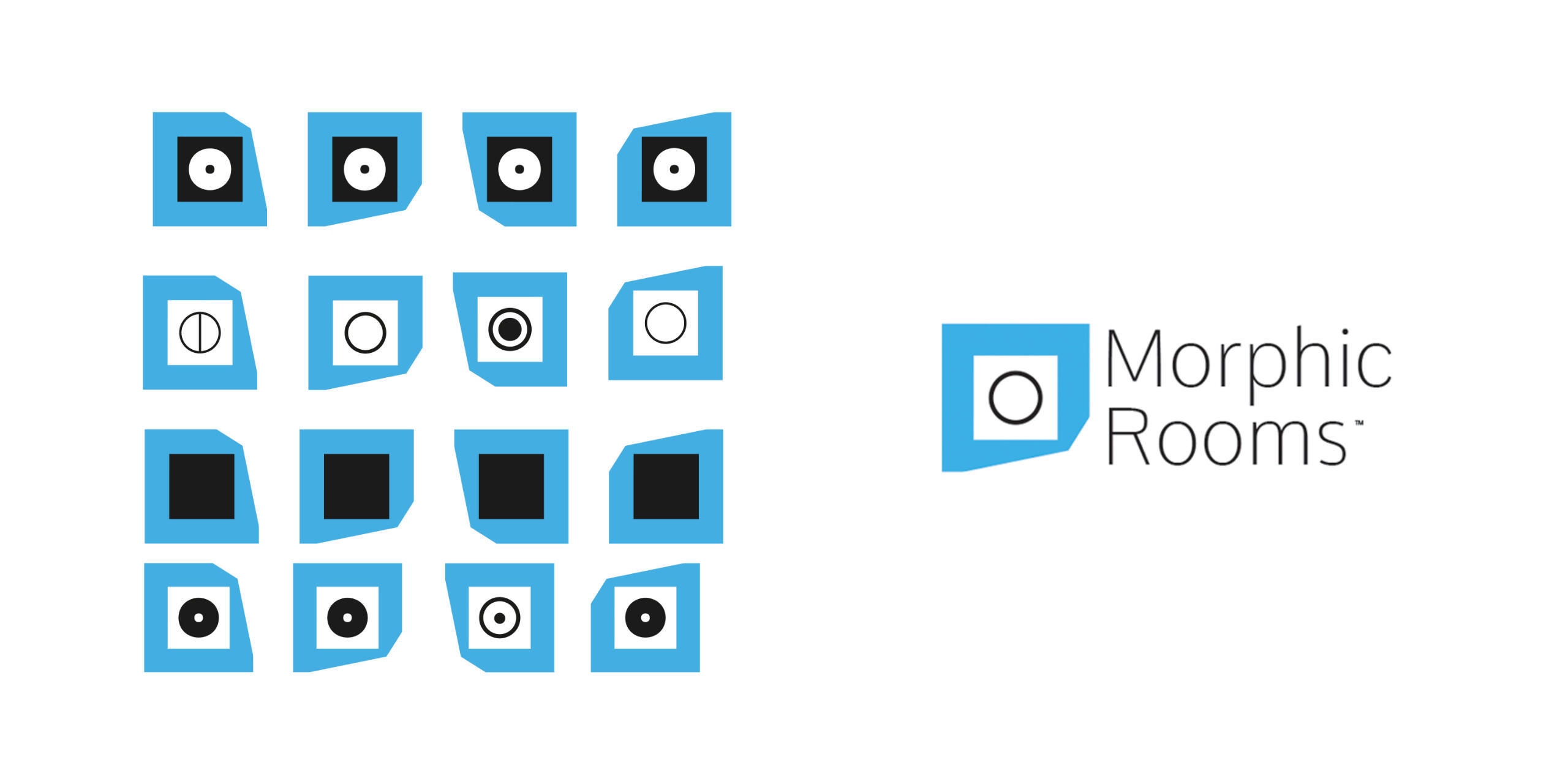 Photo spread of an abstract collage zine